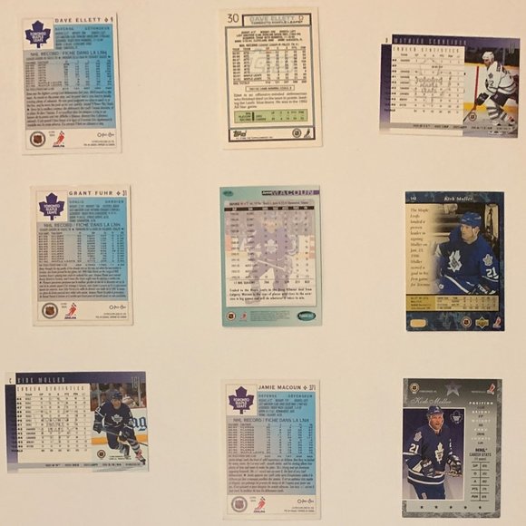 Toronto Maple Leafs - Lot of 26 Vintage NHL Hockey Cards 1990s - Picture 3 of 7